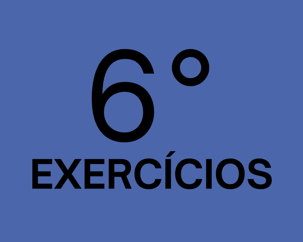 6° Ano Exercícios