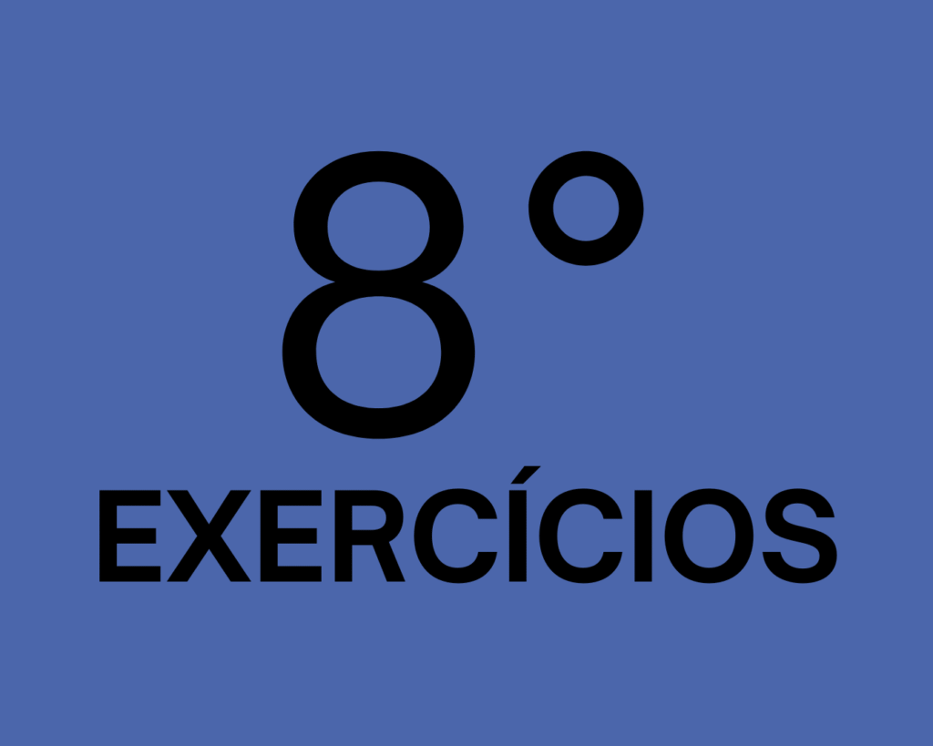8° Ano Exercícios