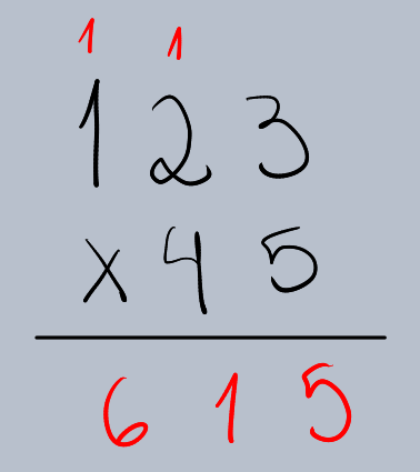 passo 1 multiplicação de dezenas