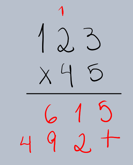 Passo 2 Multiplicação de dezenas