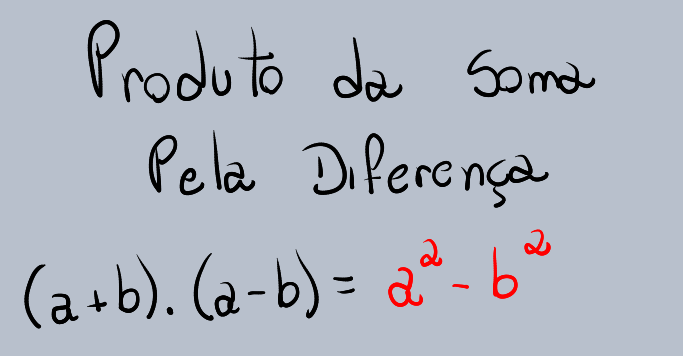Produtos Notáveis: A soma pela diferença