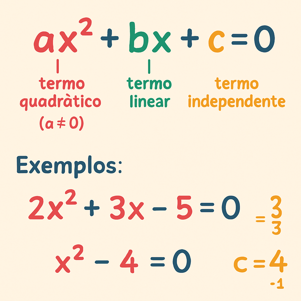 Equações do segundo grau forma geral