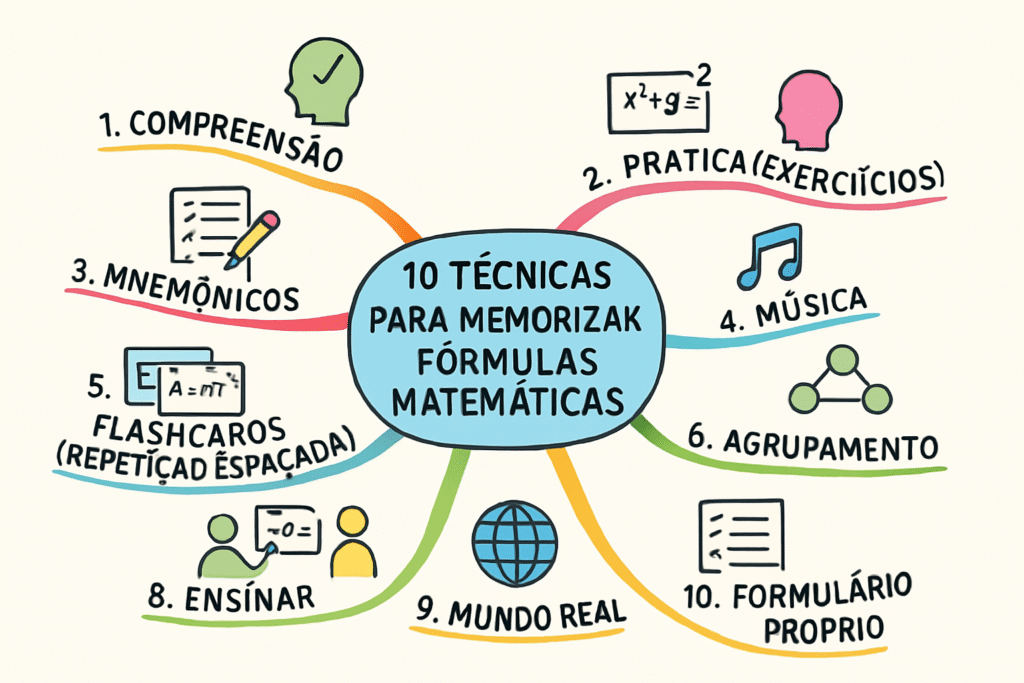 10 Técnicas Eficazes para Memorizar Fórmulas Matemáticas e Conquistar a Aprovação