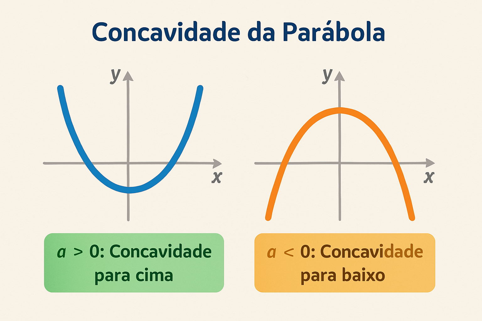Concavidade da parábola