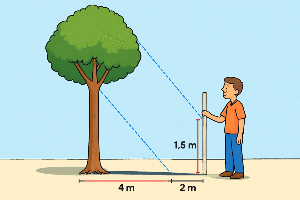 Teorema de tales aplicação
