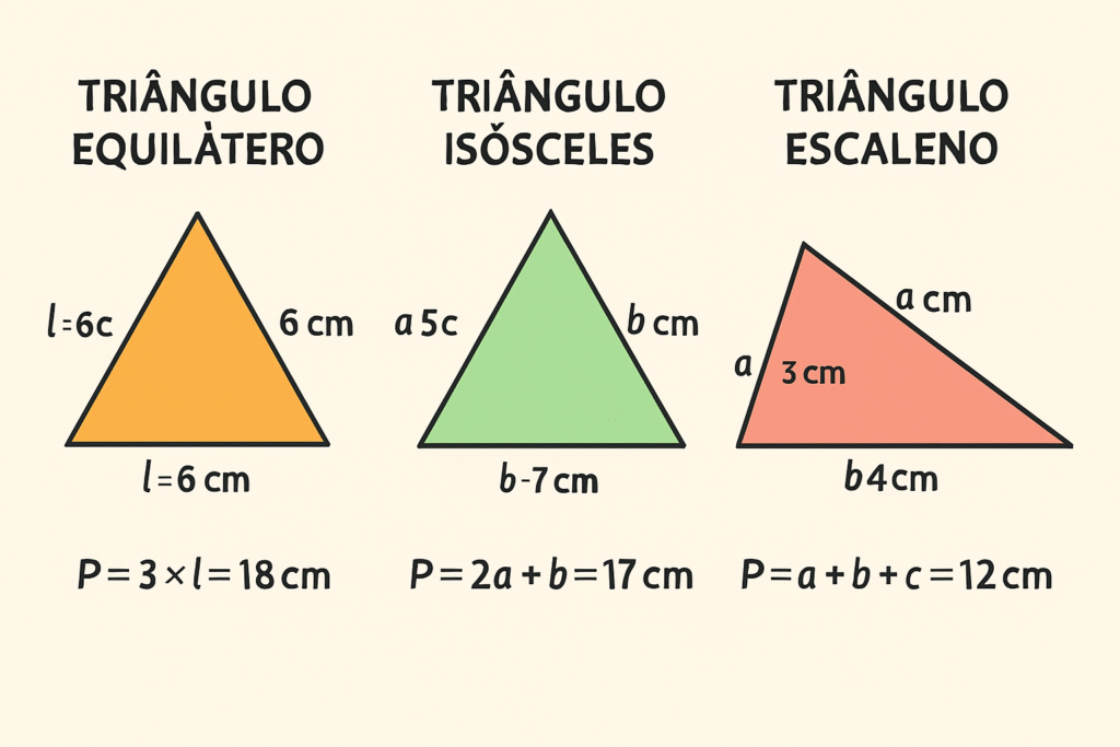 Perímetro de triângulos